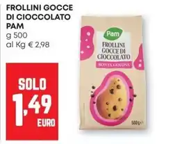 Pam Frollini gocce di cioccolato Pam offerta