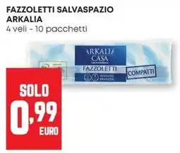 Pam Fazzoletti salvaspazio Arkalia offerta
