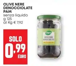 Pam Olive nere denocciolate Pam offerta