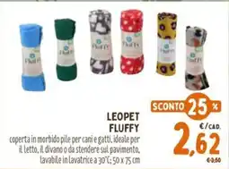 Pet Store Conad LEOPET FLUFFY offerta