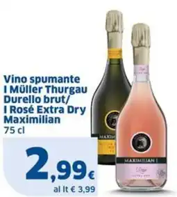 Sigma Vino spumante I Müller Thurgau Durello brut/ I Rosé Extra Dry Maximilian offerta