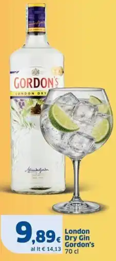 Sigma London Dry Gin Gordon's offerta