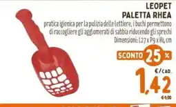 Pet Store Conad Leopet paletta rhea offerta