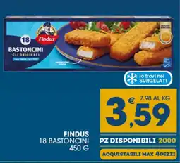 SeBón Supermercati Findus bastoncini offerta
