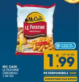 SeBón Supermercati McCain Le Patatine Originali offerta