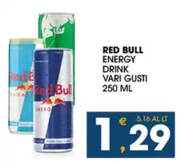 SeBón Supermercati Red Bull energy drink offerta