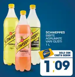 SeBón Supermercati Schweppes bibite agrumate vari gusti offerta