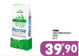 Ayoka Monge adult coniglio riso e patate offerta