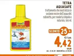 Pet Store Conad Tetra Goldfish AquaSafe offerta