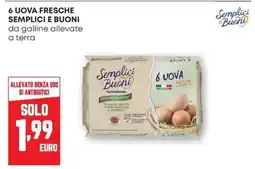 Pam Uova fresche Semplici e Buoni offerta