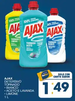 SeBón Supermercati Ajax detersivo tornado offerta