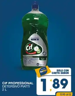 SeBón Supermercati Cif Professional Detersivo Piatte offerta