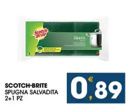 SeBón Supermercati Scotch-Brite spugna salvadita offerta