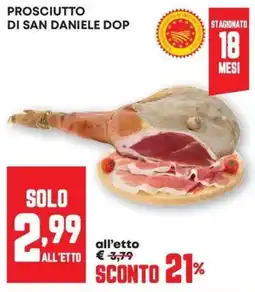 Pam Prosciutto di San Daniele Dop offerta
