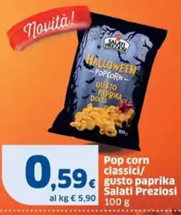 Sigma Pop corn classici Salati Preziosi offerta