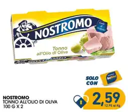 SeBón Supermercati Nostromo tonno all'olio di oliva offerta