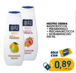 SeBón Supermercati Neutro Derma Bagnodoccia Fruits offerta