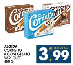 SeBón Supermercati Algida Cornetto offerta