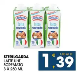 SeBón Supermercati Sterilgarda latte UHT scremato offerta
