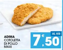 SeBón Supermercati Adima cotoletta di pollo maxi offerta