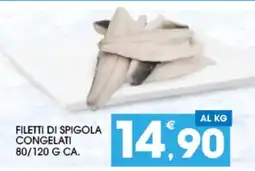 SeBón Supermercati Filetti di spigola congelati offerta