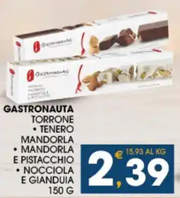 SeBón Supermercati Gastronauta torrone offerta