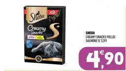 Ayoka Sheba Creamy Snacks Pollo/Salmone offerta