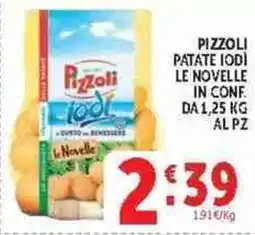 Deco Supermercati Pizzoli patate iodì le novelle offerta