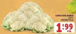 Deco Supermercati Cavolfiore bianco offerta