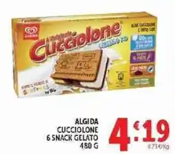 Deco Supermercati Algida cucciolone 6 snack gelato offerta