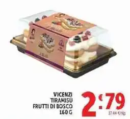 Deco Supermercati Vicenzi Tiramisù Frutti di Bosco offerta