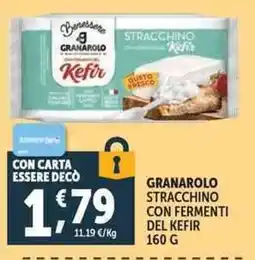Deco Supermercati Granarolo Stracchino con fermenti del kefir offerta