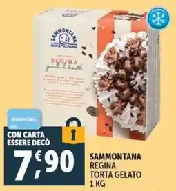 Deco Supermercati Sammontana Regina torta gelato offerta