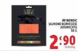 Deco Supermercati KV Nordic salmone norvegese affumicato offerta