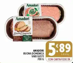 Deco Supermercati Amadori Buona Domenica offerta
