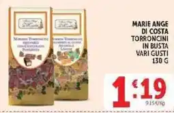 Deco Supermercati Marie Ange di Costa torroncini offerta
