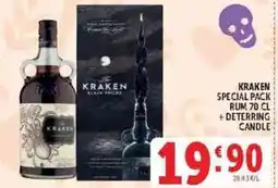 Deco Supermercati Kraken special pack rum offerta