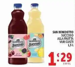 Deco Supermercati San Benedetto Succoso alla frutta offerta
