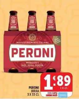 Deco Supermercati Peroni birra offerta