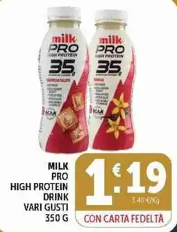 Deco Supermercati Milk Pro high protein drink offerta