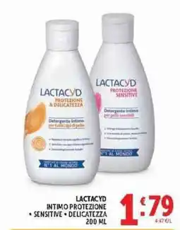 Deco Supermercati Lactacyd intimo protezione sensitive delicatezza offerta