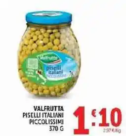 Deco Supermercati Valfrutta piselli italiani piccolissimi offerta