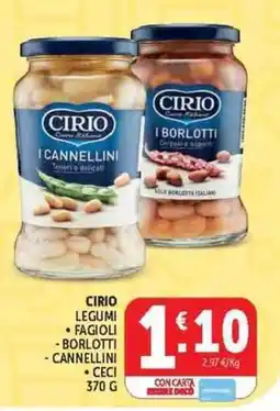 Deco Supermercati Cirio legumi offerta