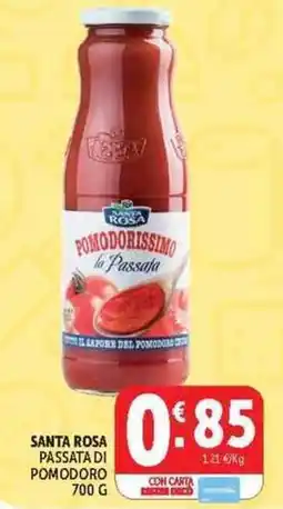 Deco Supermercati Santa Rosa passata di pomodoro offerta