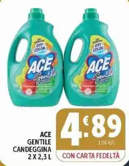 Deco Supermercati Ace gentile candeggina offerta
