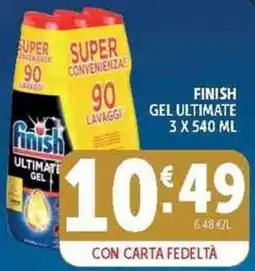 Deco Supermercati Finish Ultimate Gel offerta