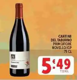 Deco Supermercati Cantine del Taburno Primofiore Novello IGP offerta