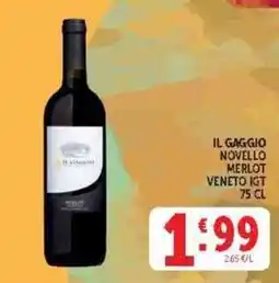Deco Supermercati Il Gaggio Novello Merlot offerta