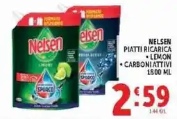 Deco Supermercati Nelsen piatti ricarica offerta