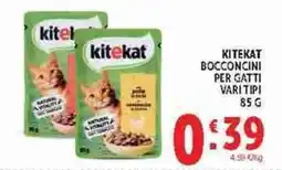 Deco Supermercati Kitekat bocconcini per gatti offerta